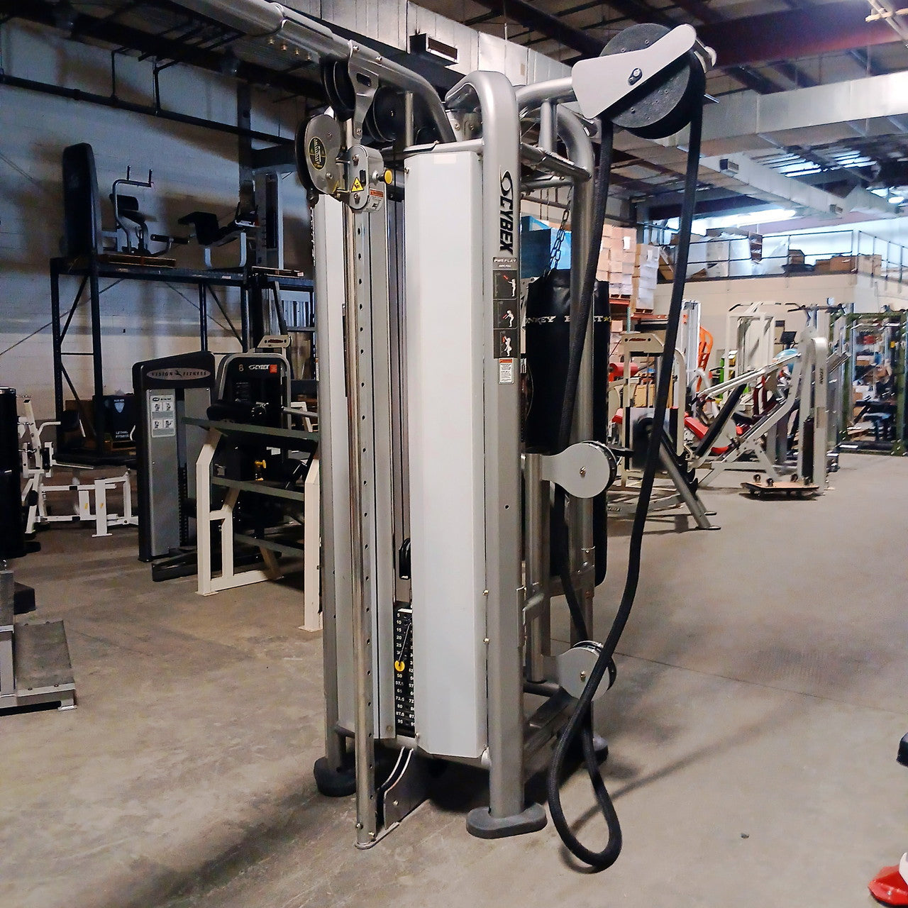 Cybex PWR Play Cable Crossover 8 Station (Customized to 7 Station)