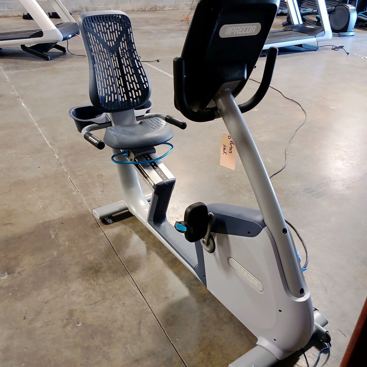 Precor RBK 885 Recumbent Bike w/ P82 Console