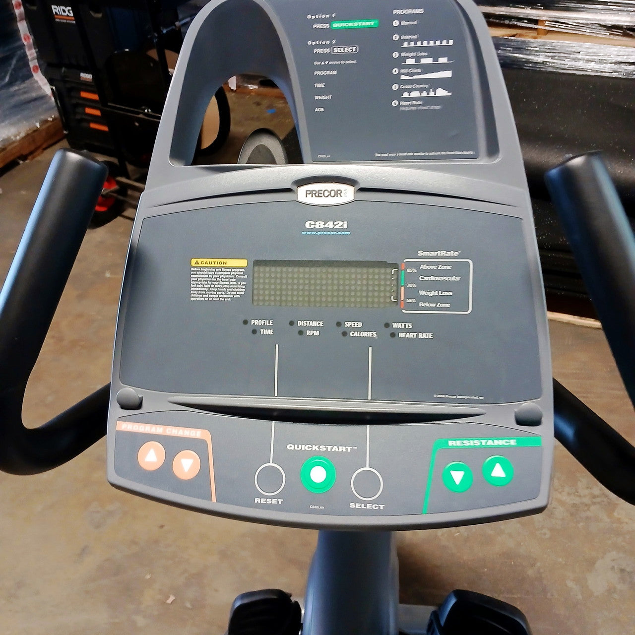 Precor Recumbent Bike - C842i