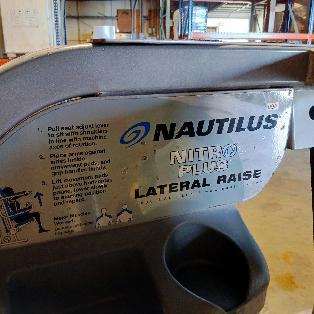 Nautilus Nitro Plus Lateral Raise