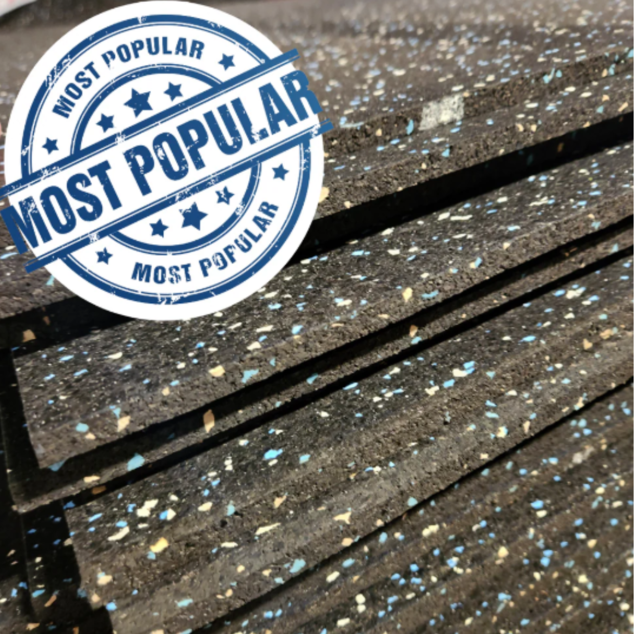 NEW Hammer Clad 1/4" Premium Gym Flooring Mats 4' x 6' (Blem)