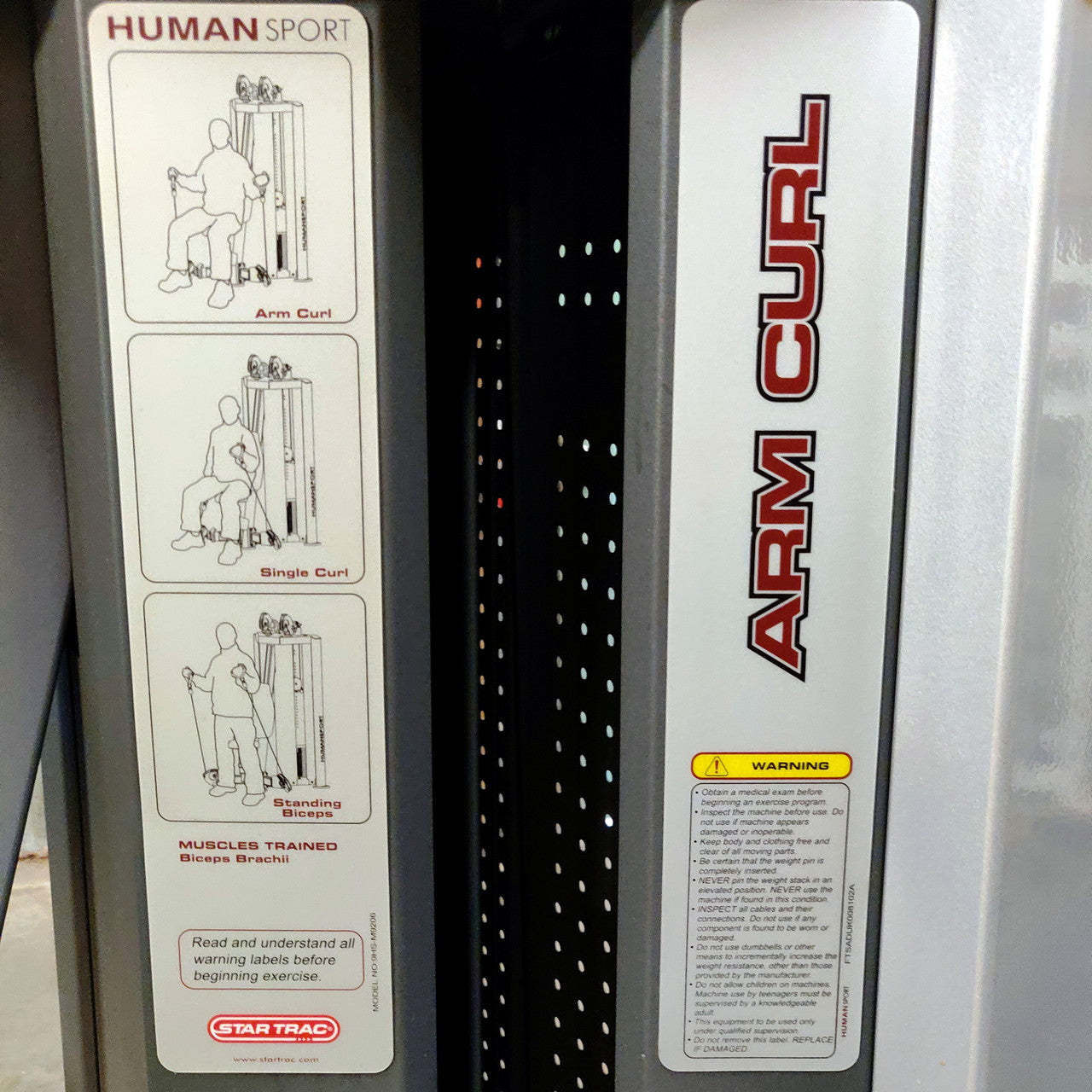 Star Trac Humansport Bicep Curl/Ab Crunch Combo
