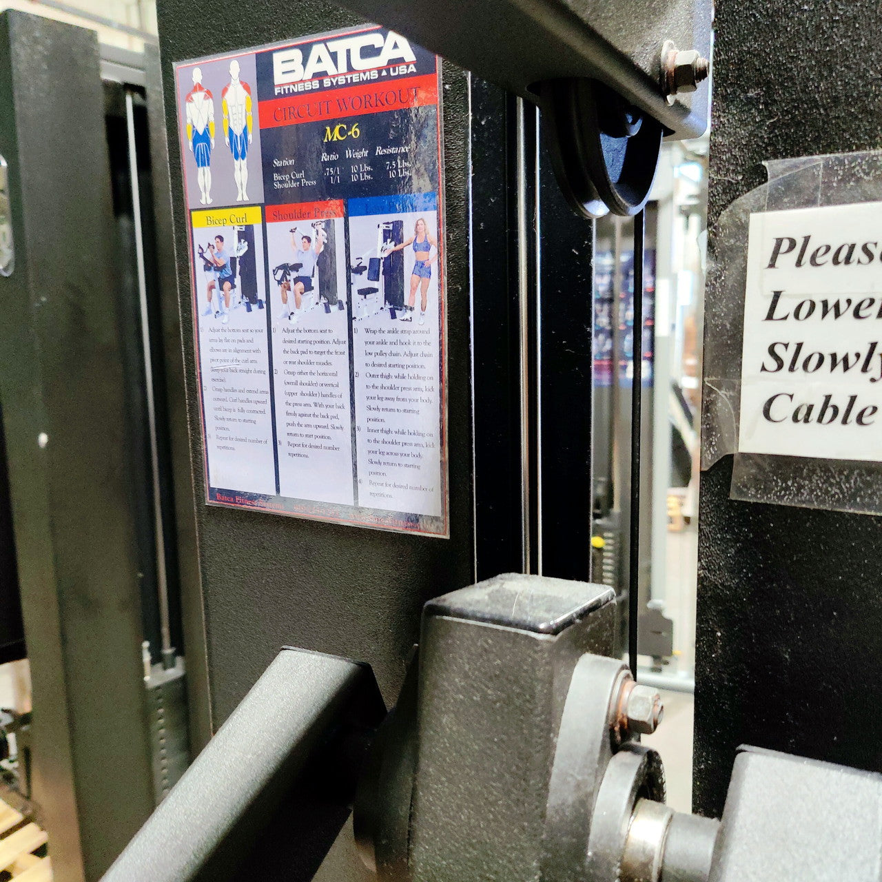 Batca Shoulder Press Bicep Curl Low Row Combo