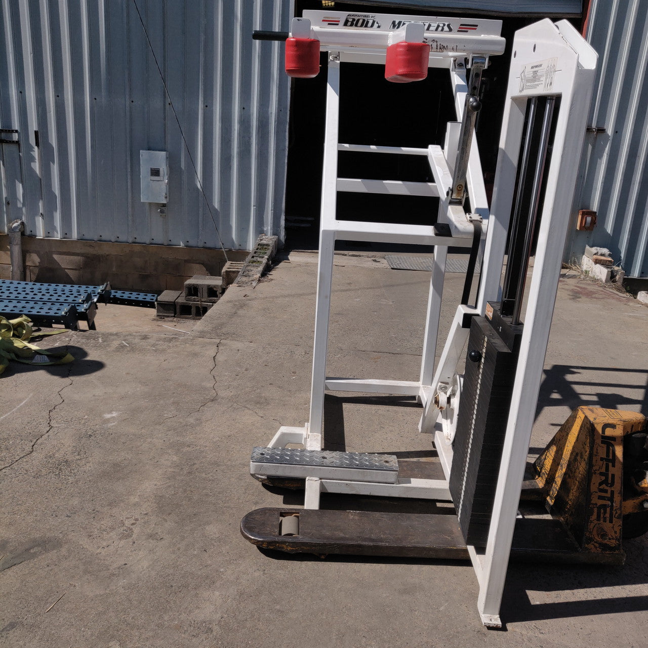 Body Masters Model 120 Standing Calf Raise W/400lb Weight Stack