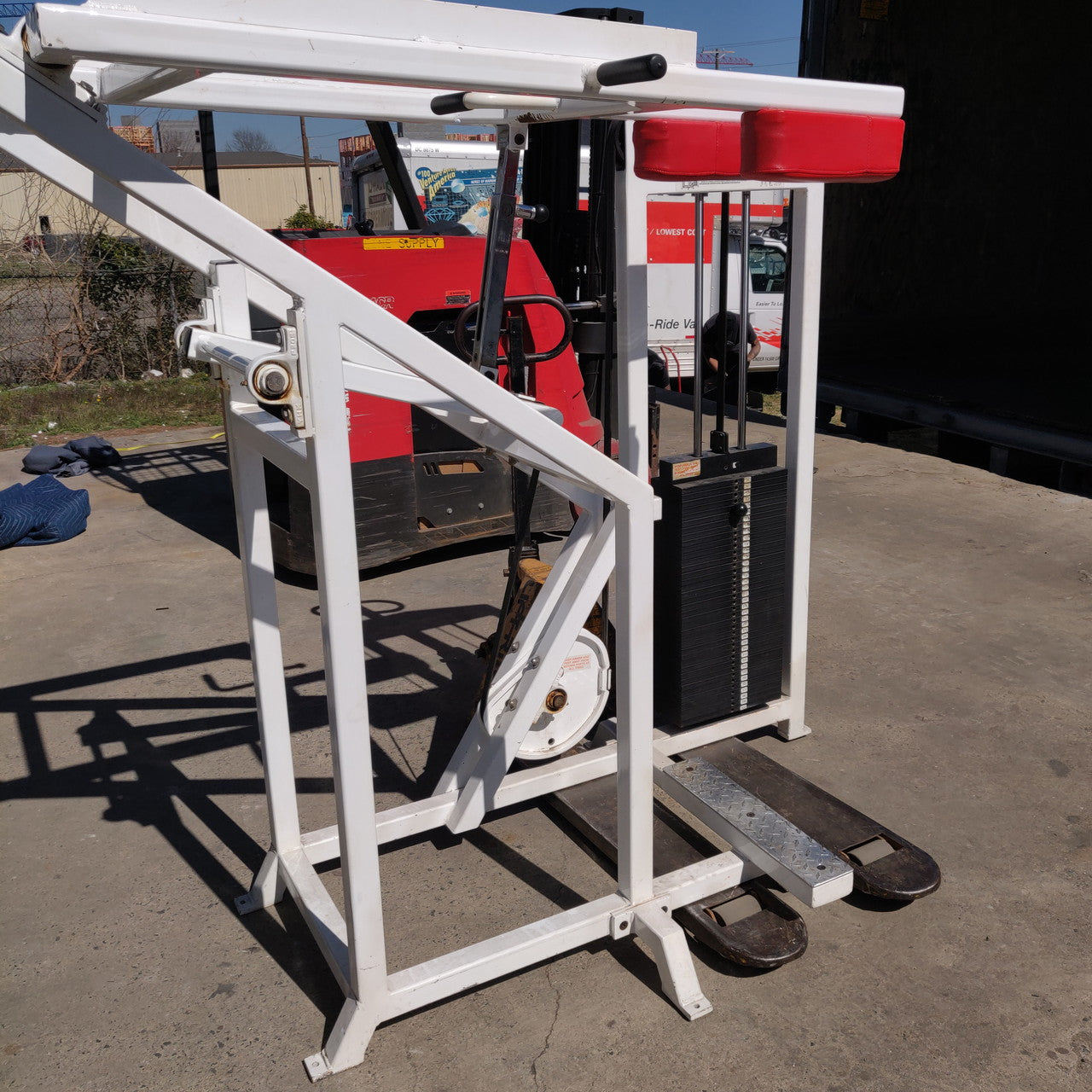 Body Masters Model 120 Standing Calf Raise W/400lb Weight Stack