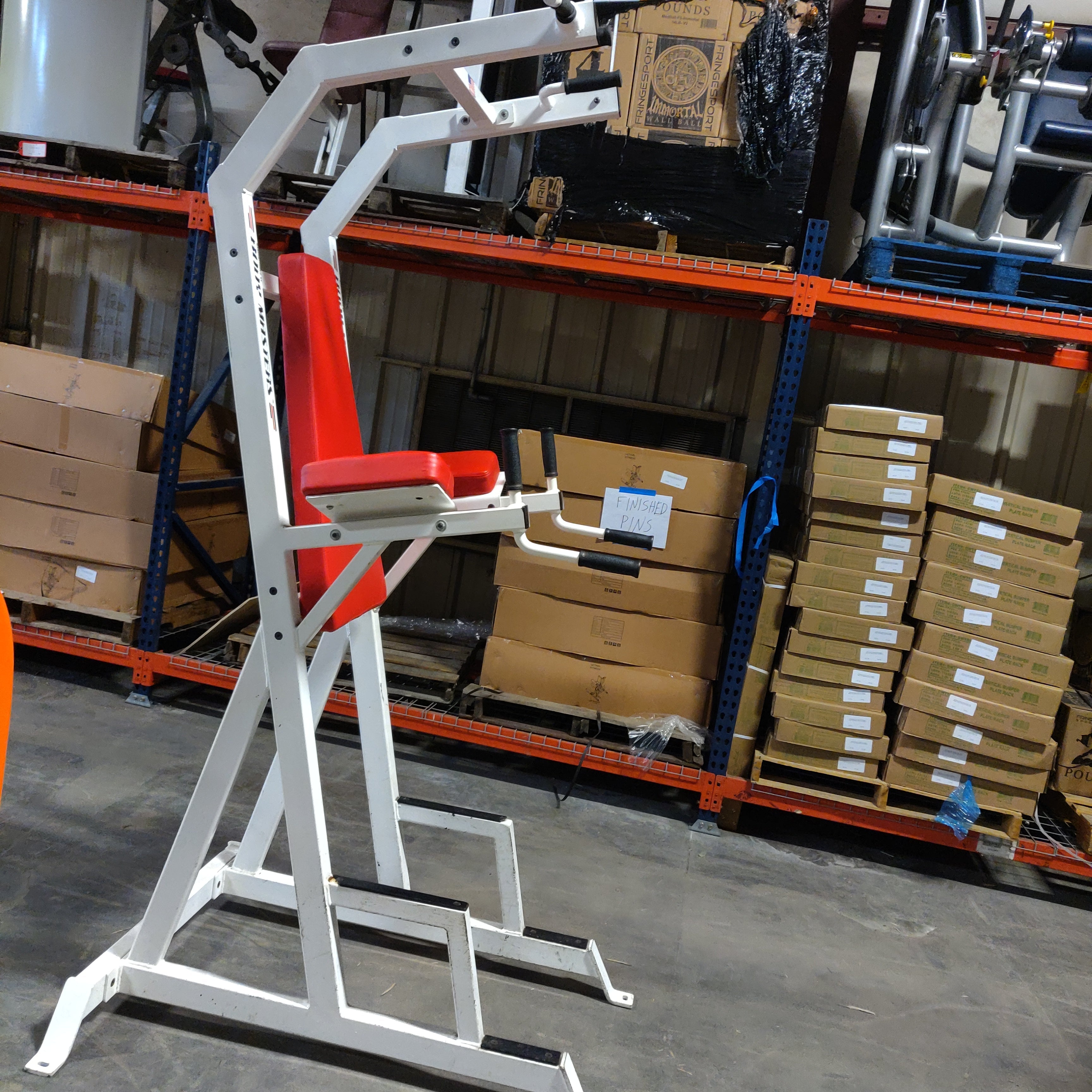 Body Masters Vertical Knee Raise, Dip, Pull-Up Station