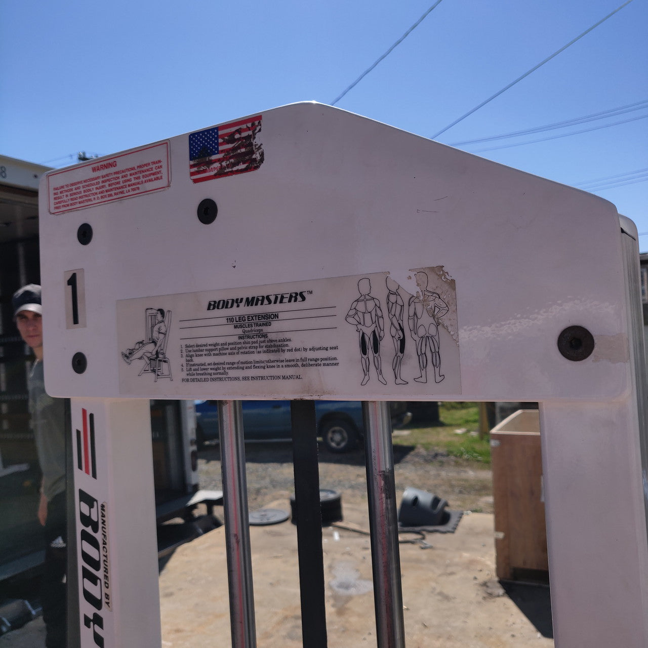 Bodymasters 110 Leg Extension Seated