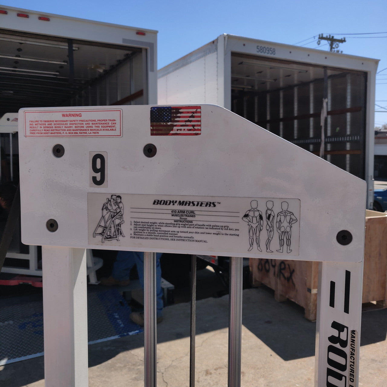 Bodymasters 410 Arm/Bicep Curl