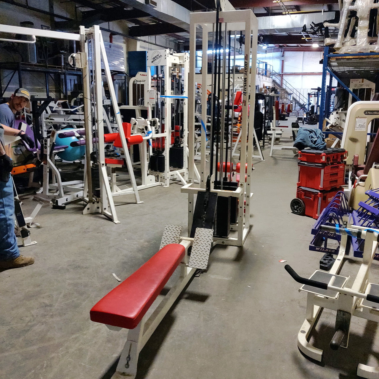 Bodymasters Dual Row and Lat Pulldown Cable Machine