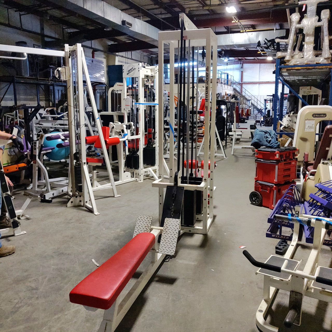 Bodymasters Dual Row and Lat Pulldown Cable Machine