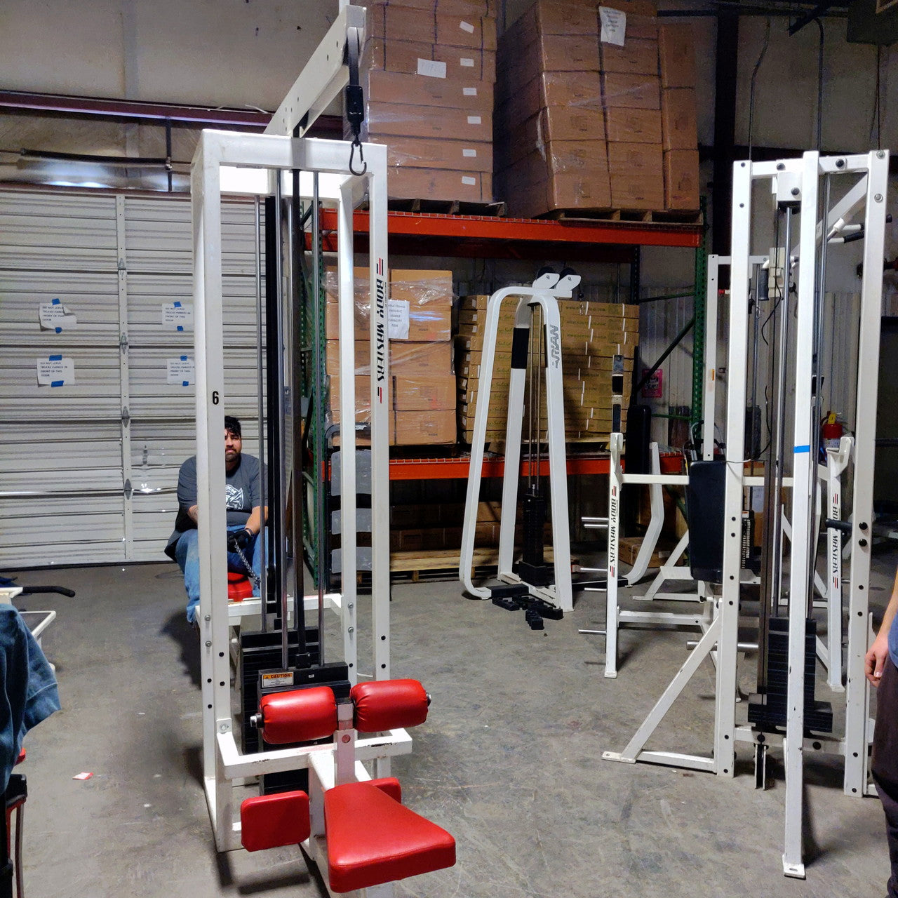 Bodymasters Dual Row and Lat Pulldown Cable Machine