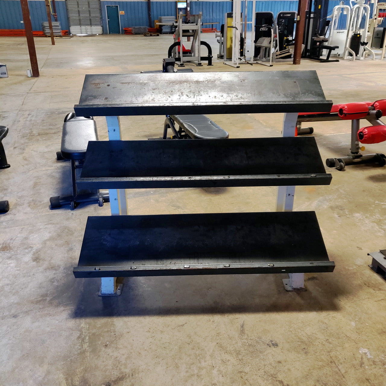 Commercial Dumbbell/ Kettlebell Rack – Gym-Grade Storage