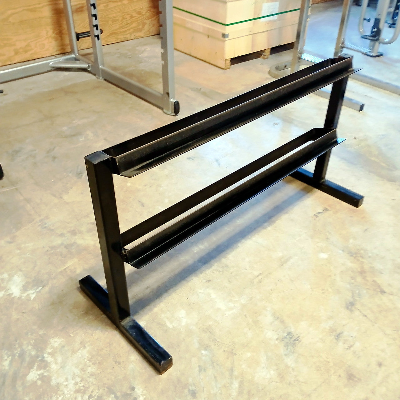 Compact Two Tier Dumbbell Rack