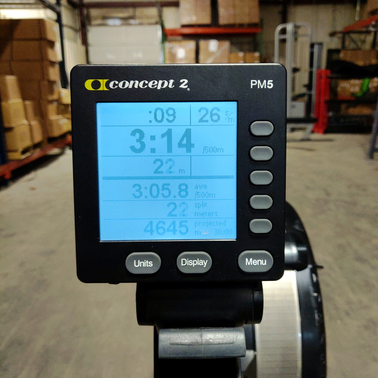 Concept 2 Rower Black