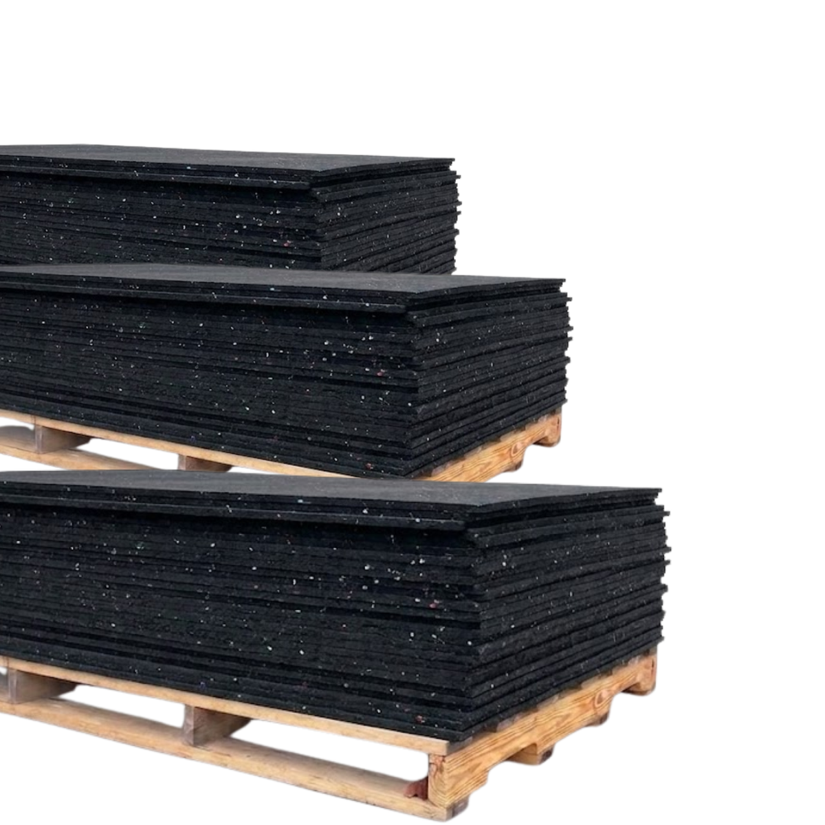 NEW BULK 300 Pack 3/8" Premium Gym Flooring 4'x6' Confetti Fleck by Hammer Clad