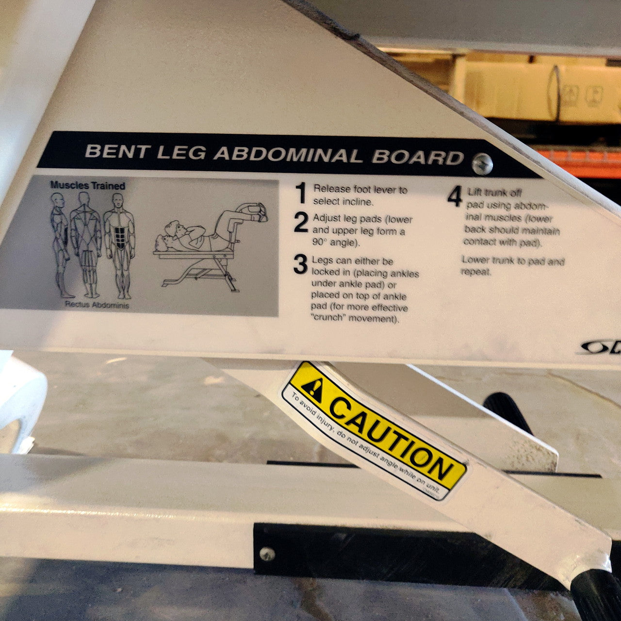 Cybex Adjustable Ab Decline Bench