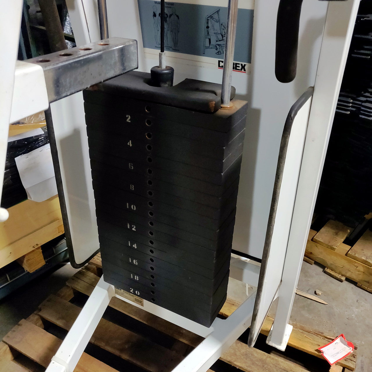 Cybex Row Machine with Heavy Duty Weight Stack