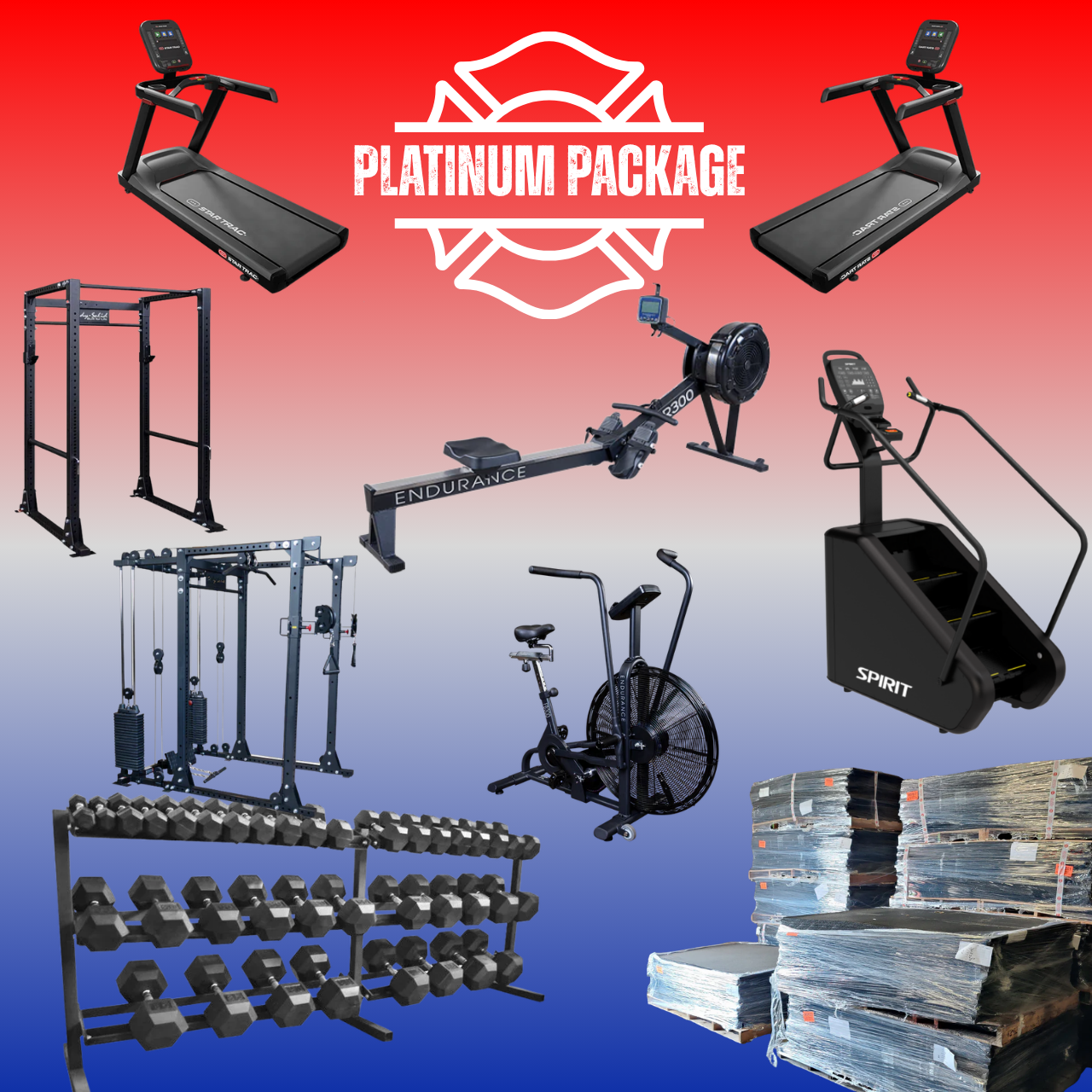 First Responder Fitness Bundle – Platinum Elite Strength & Cardio Package