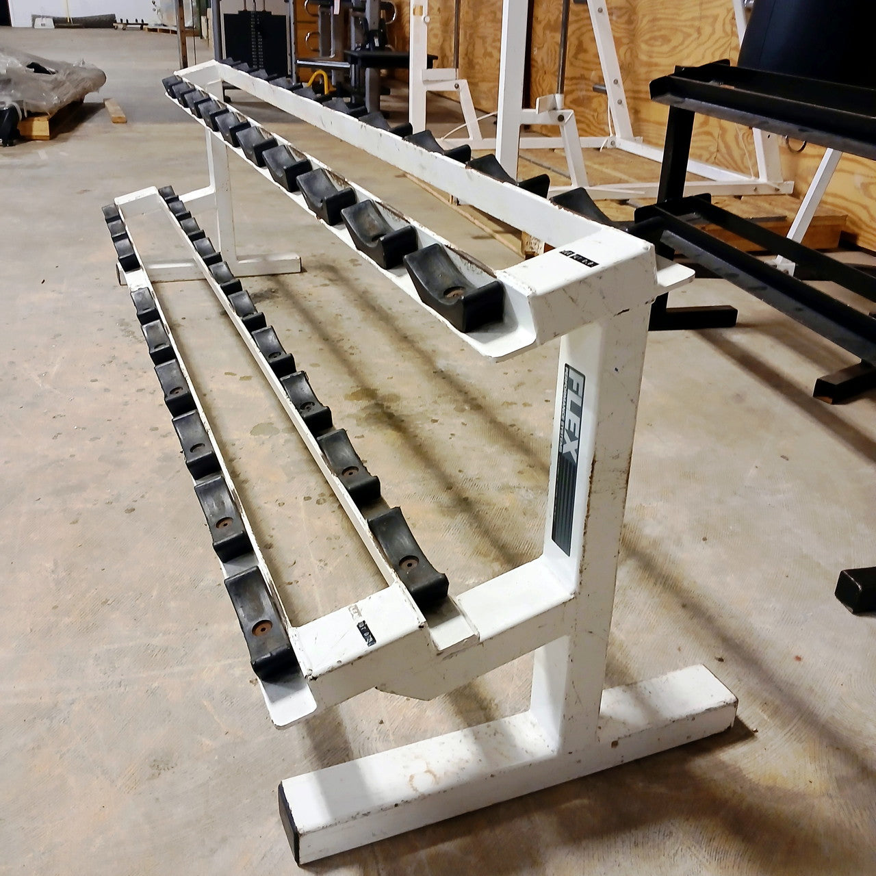 Flex Two Tier Pro-Style Dumbbell Rack