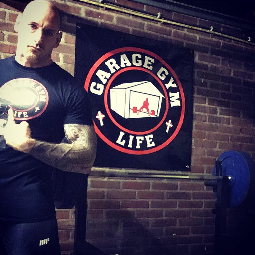 Garage Gym Life Banner 2'x3'