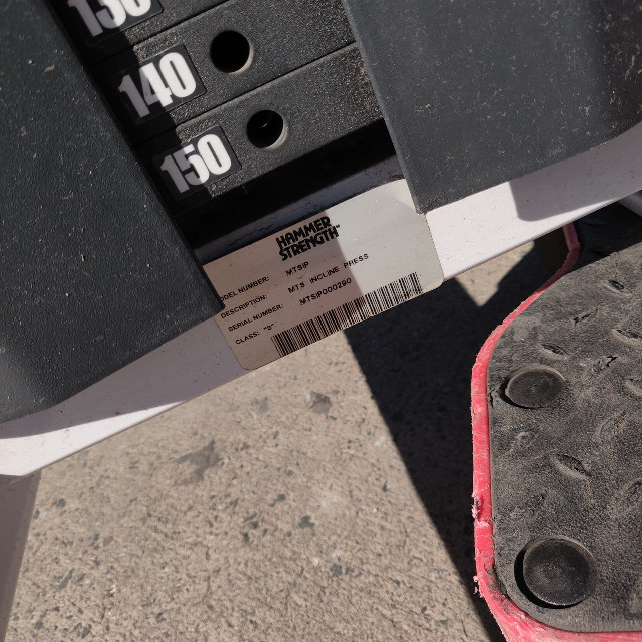 Hammer Strength MTS Incline Press Selectorized