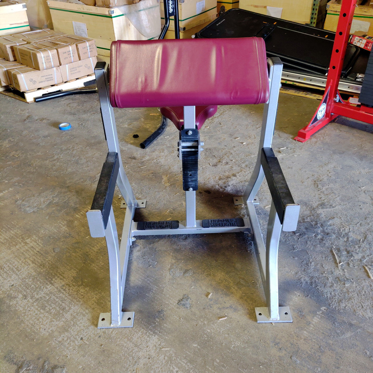 Hammer Strength Preacher Curl Bench