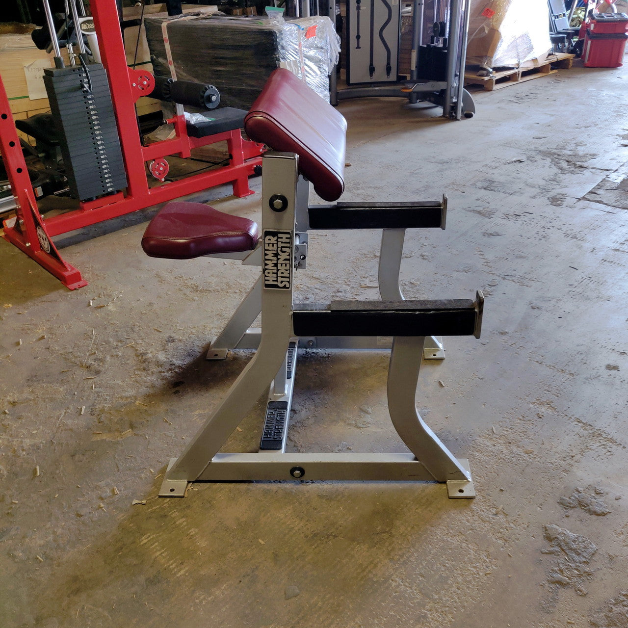 Hammer Strength Preacher Curl Bench