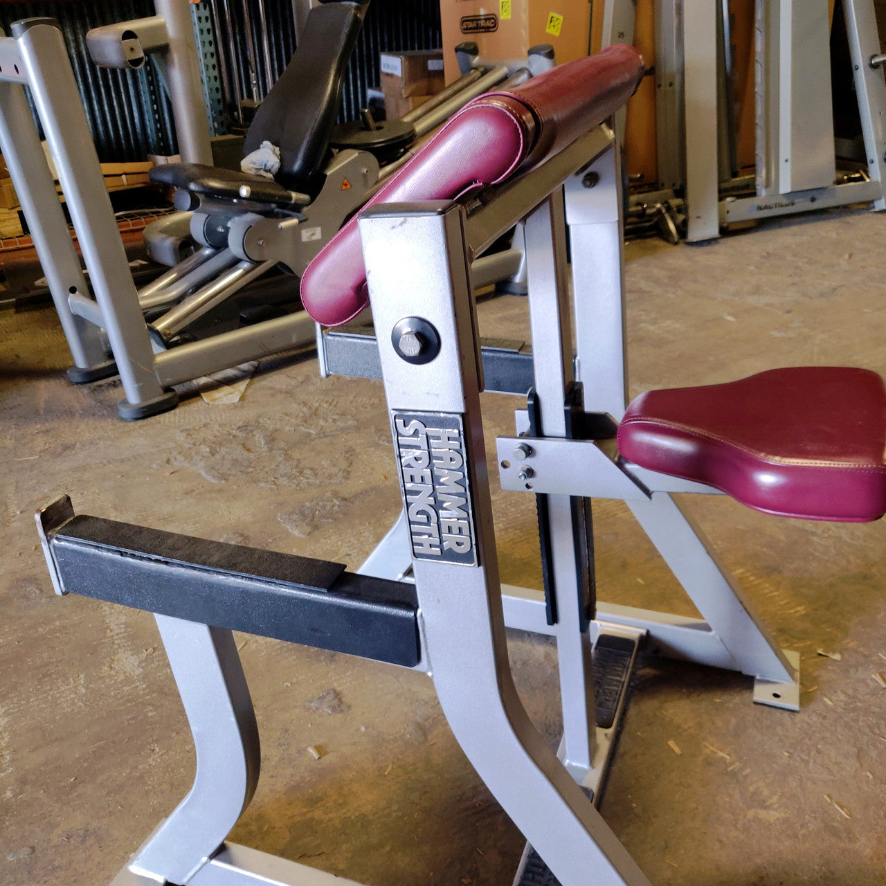 Hammer Strength Preacher Curl Bench