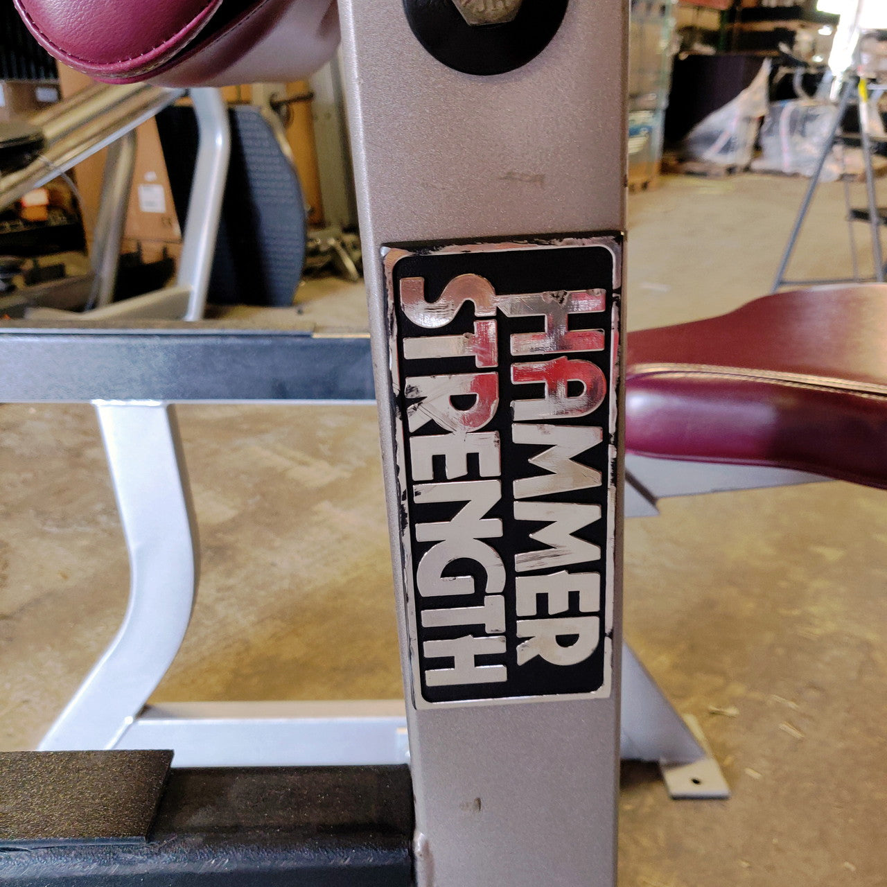 Hammer Strength Preacher Curl Bench