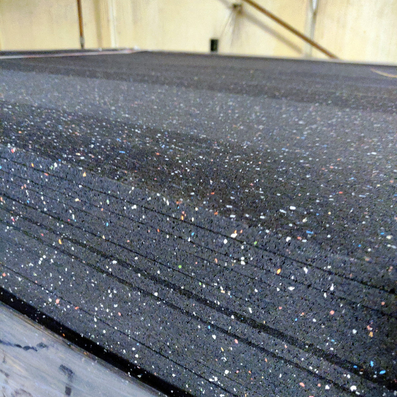 NEW Hammer Clad 8mm Premium Gym Flooring Mats 4' x 6' Confetti Fleck