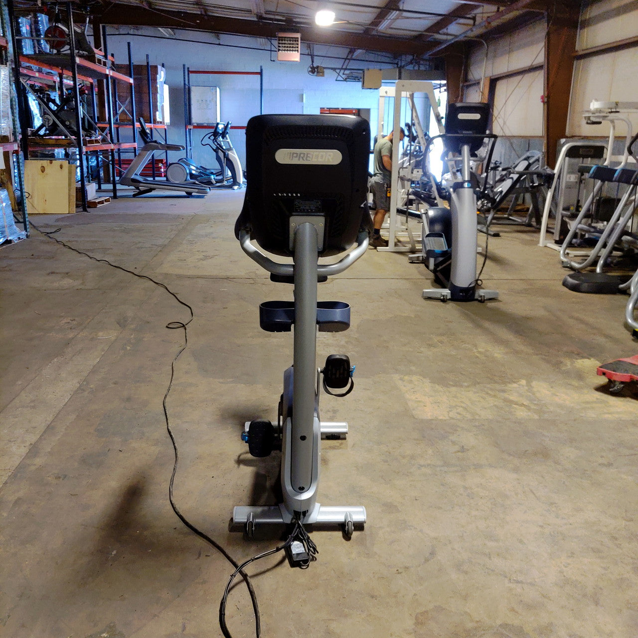 Precor UBK 885 Upright Bike w/ P82 Console