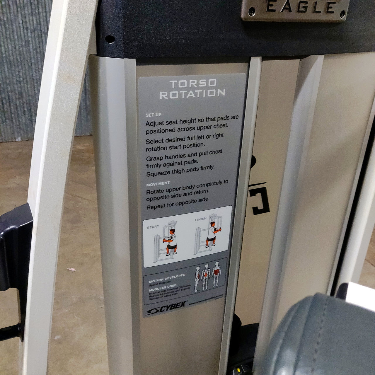 Cybex Eagle Torso Rotation 11190