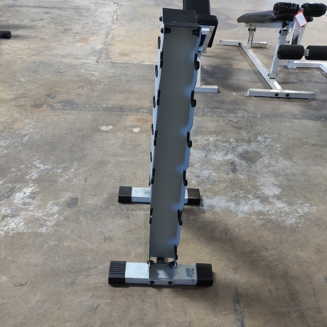 Compact 6-Pair Dumbbell Rack