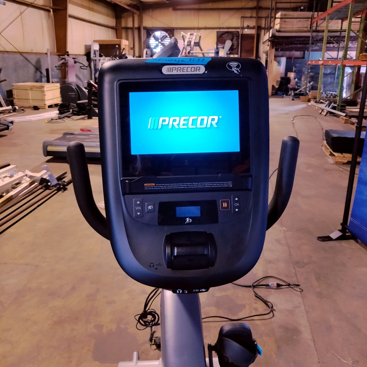 Precor RBK 865 Recumbent Bike w/ P62 Console