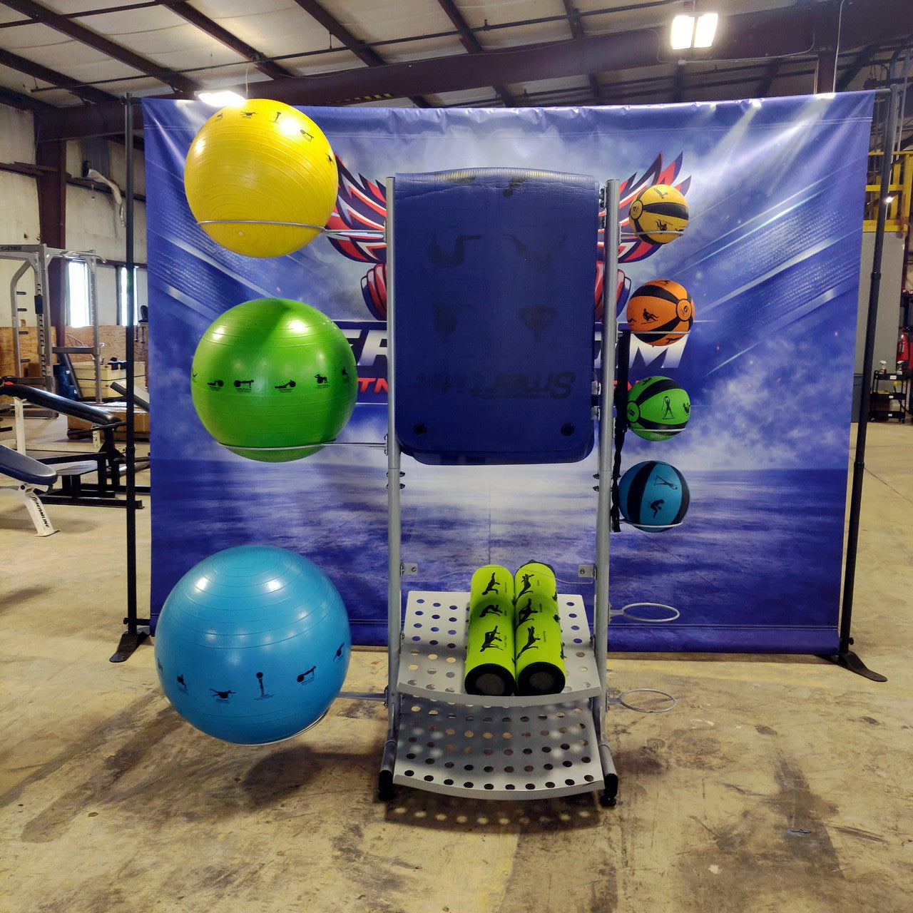 Prism Smart Deluxe Self-Guided Commercial Package – Functional Training Tower with Guided Equipment & Storage