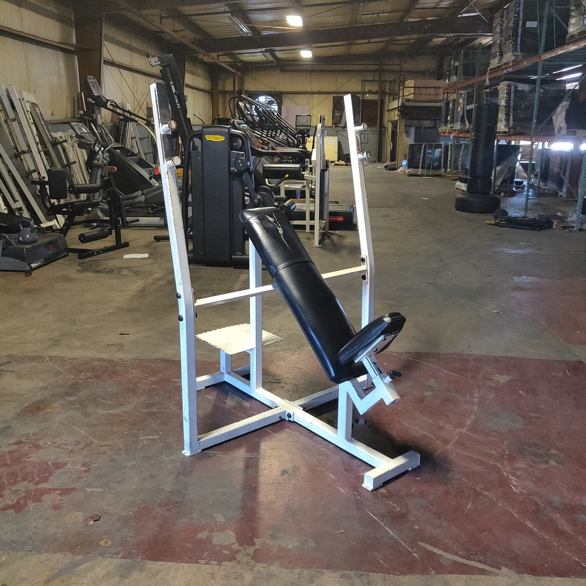 Commercial Olympic Incline Bench w/ Spotter Foot Plate (Need DIMS)