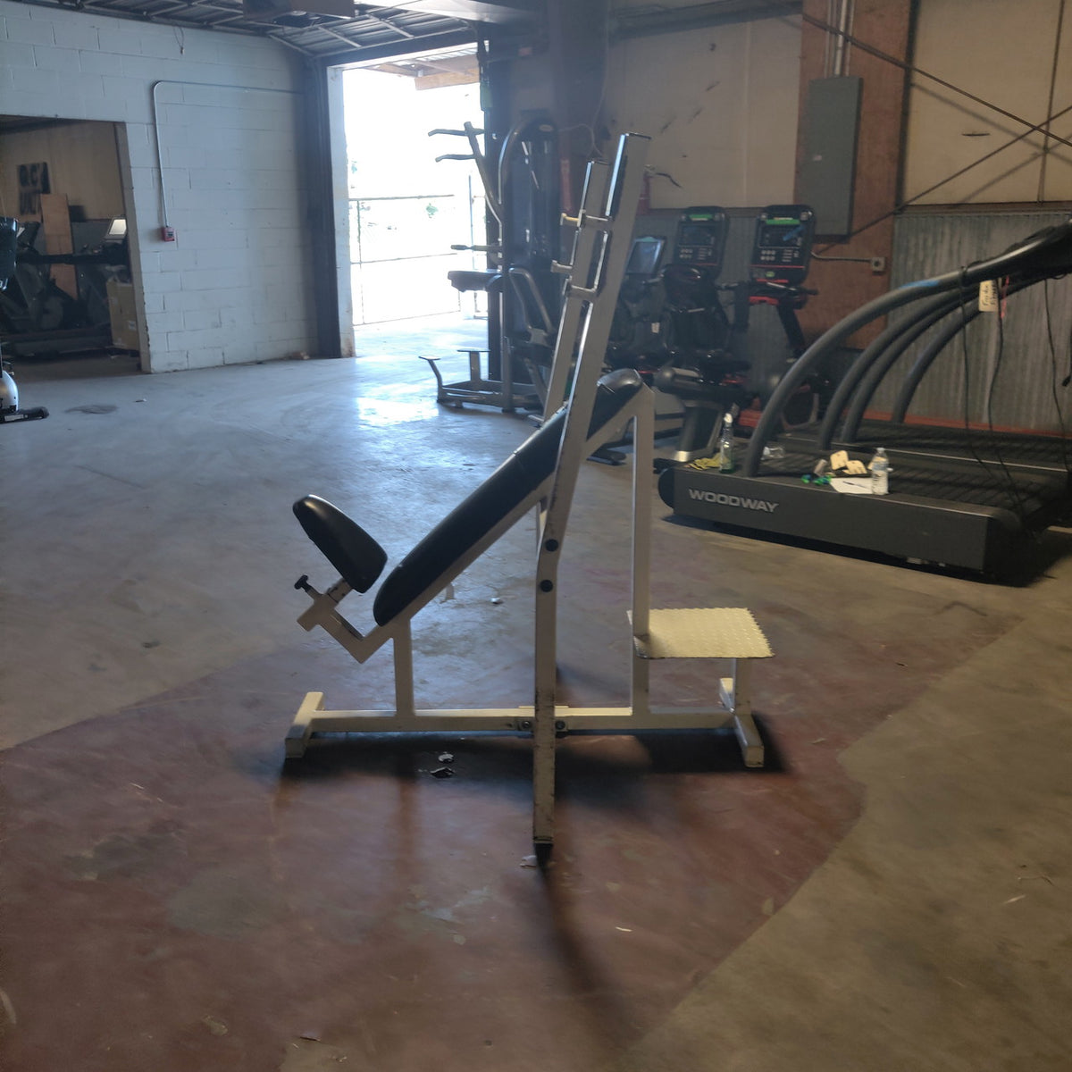Commercial Olympic Incline Bench w/ Spotter Foot Plate (Need DIMS)