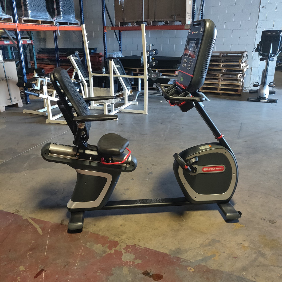 Star Trac 8 Series Recumbent Bike w/ LCD Console