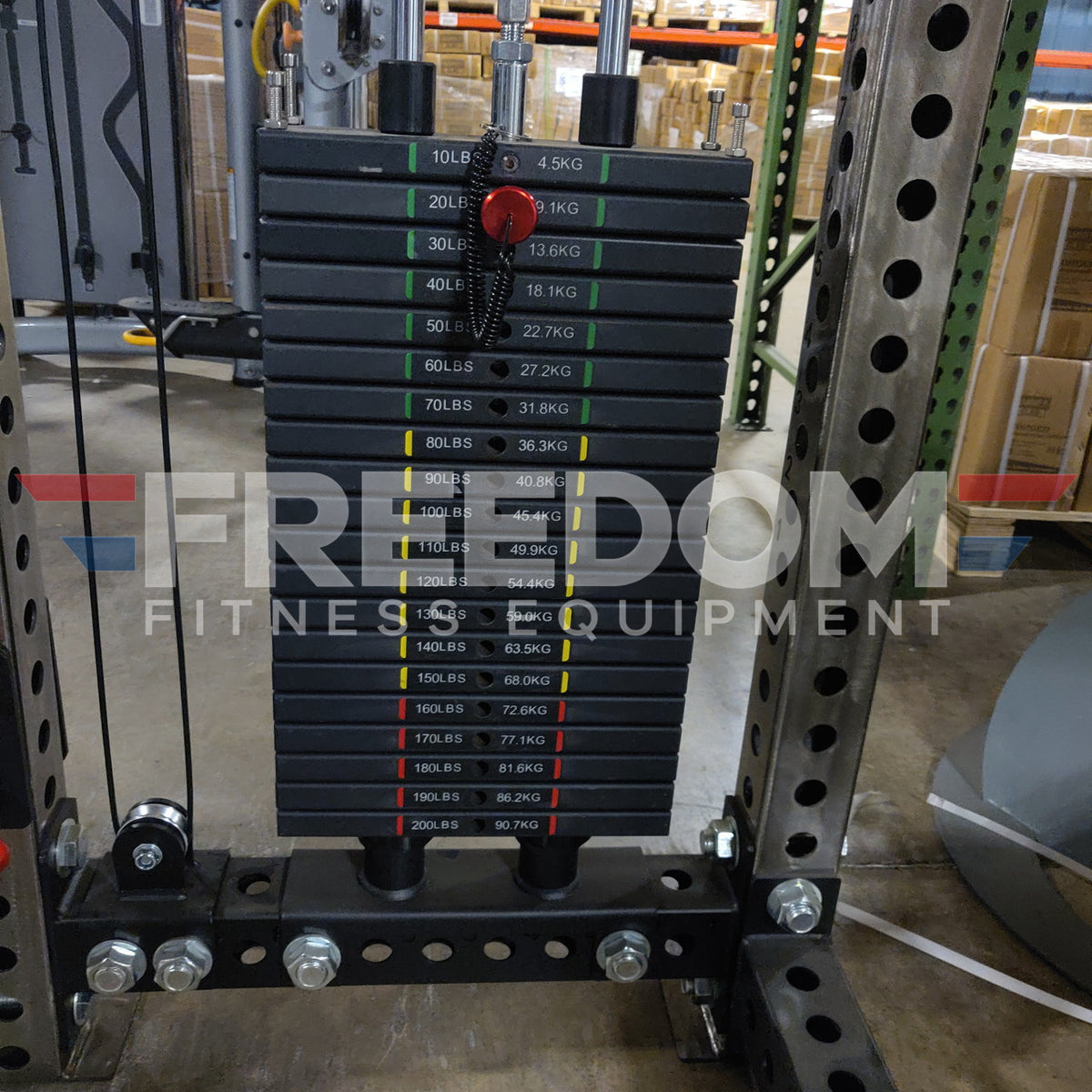 Lethal Fitness Half Rack Functional Trainer Floor Model (Need Dims)