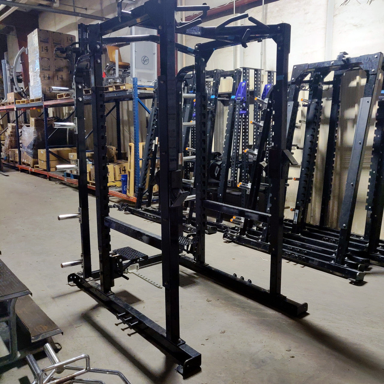 LIQUIDATION 7 Hammer Strength Squat Rack Power Racks with Weight Storage