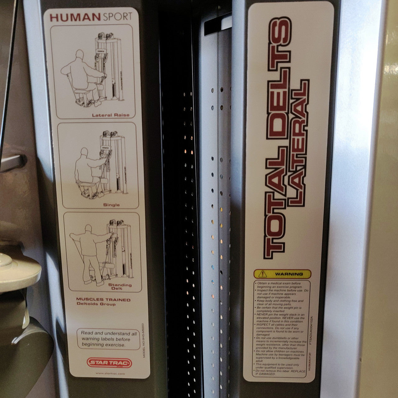 Star Trac Humansport Total Delt/Rear Row/Lateral Raise Combo