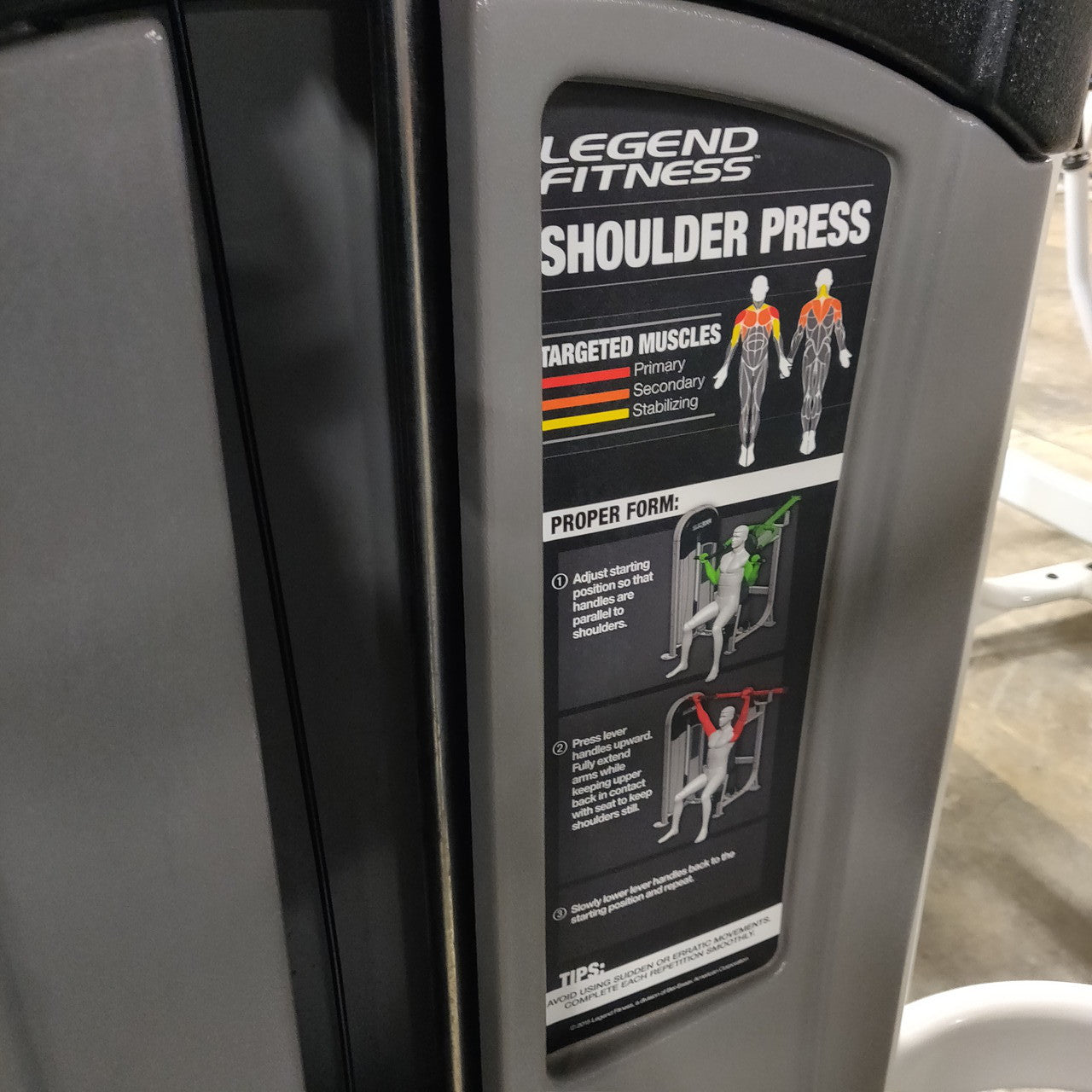 Legend Fitness SelectEDGE Shoulder Press