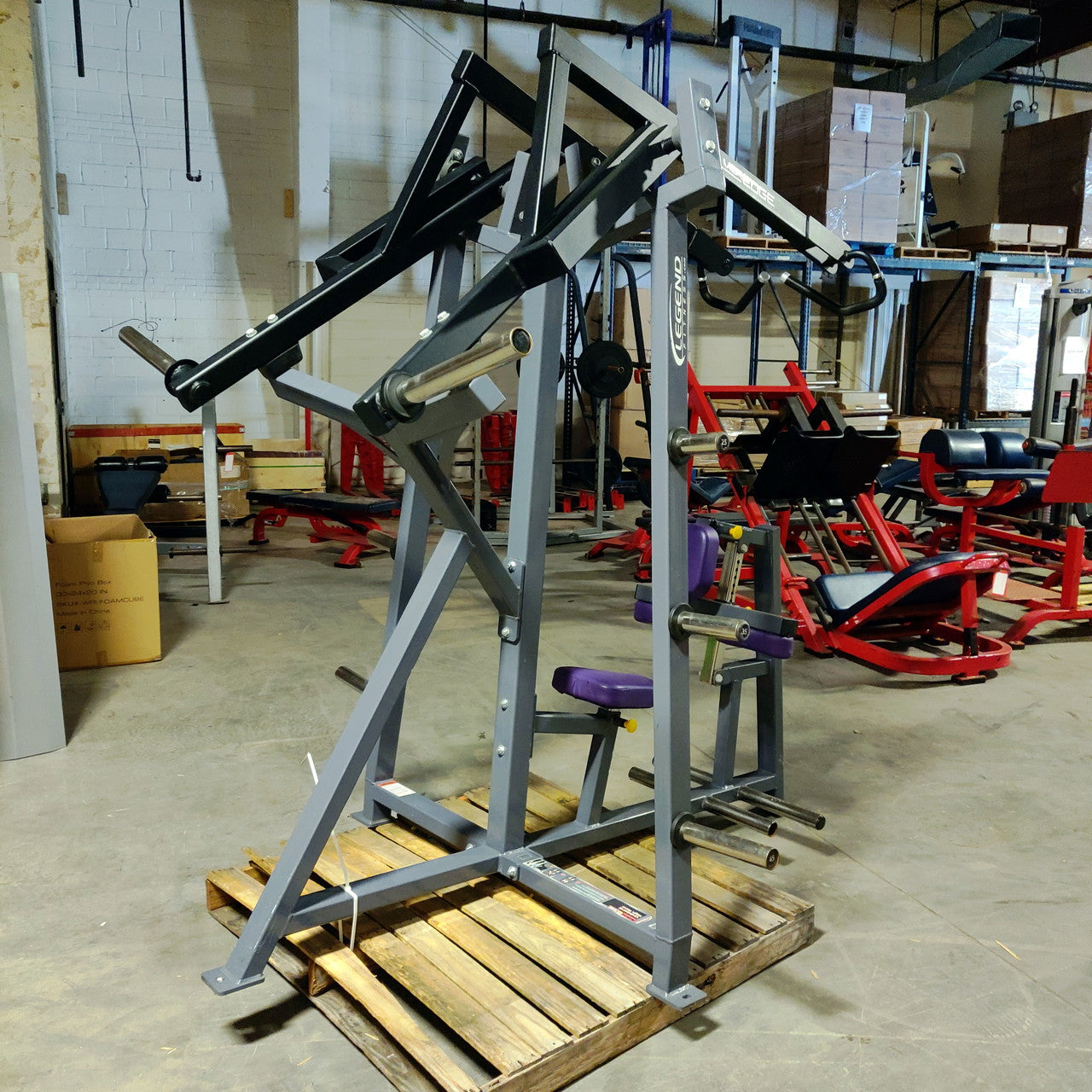 Legend Fitness Unilateral Diverging High Row Plate Loaded