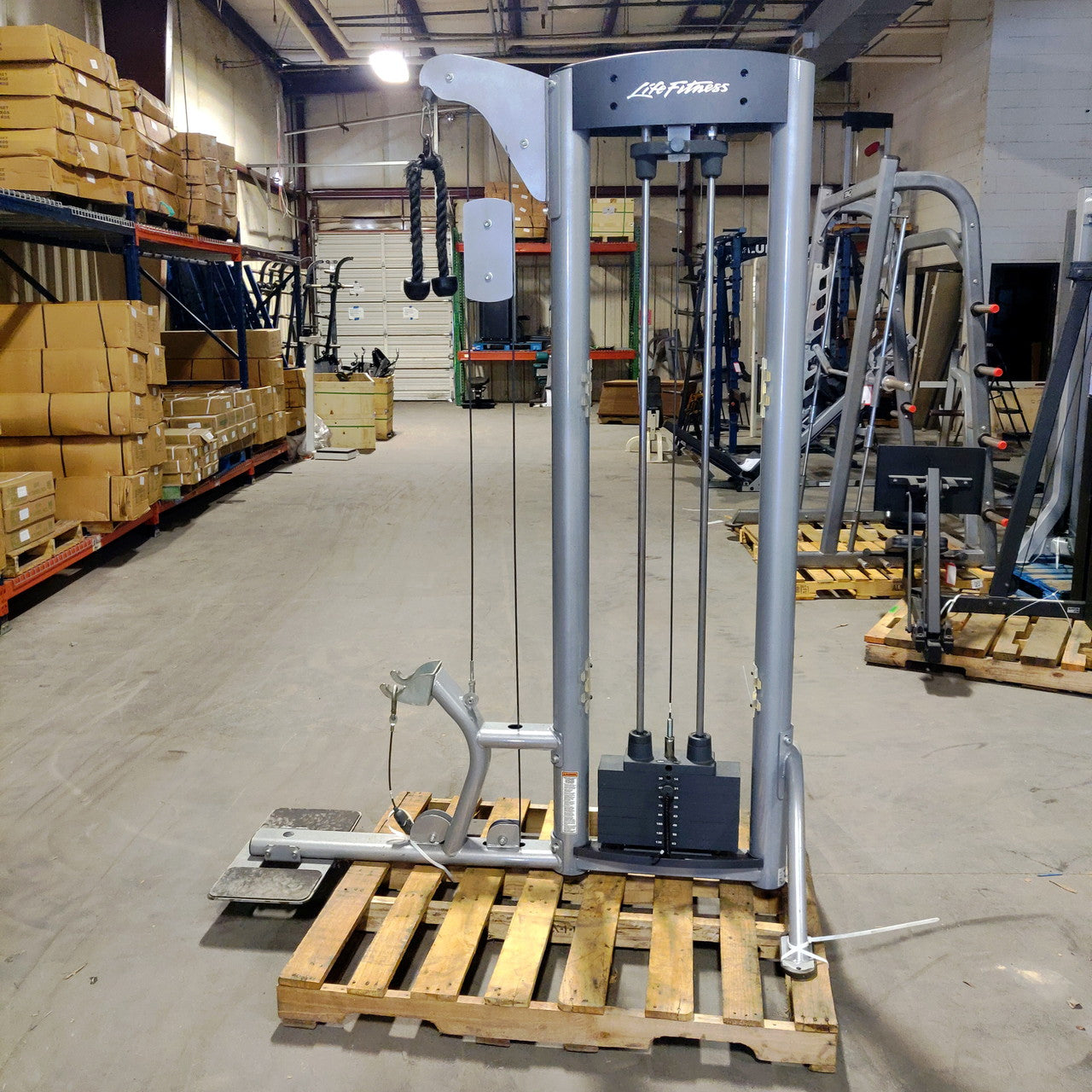 Life Fitness Lat Pulldown Bicep/Tricep Curl Combo OSBT