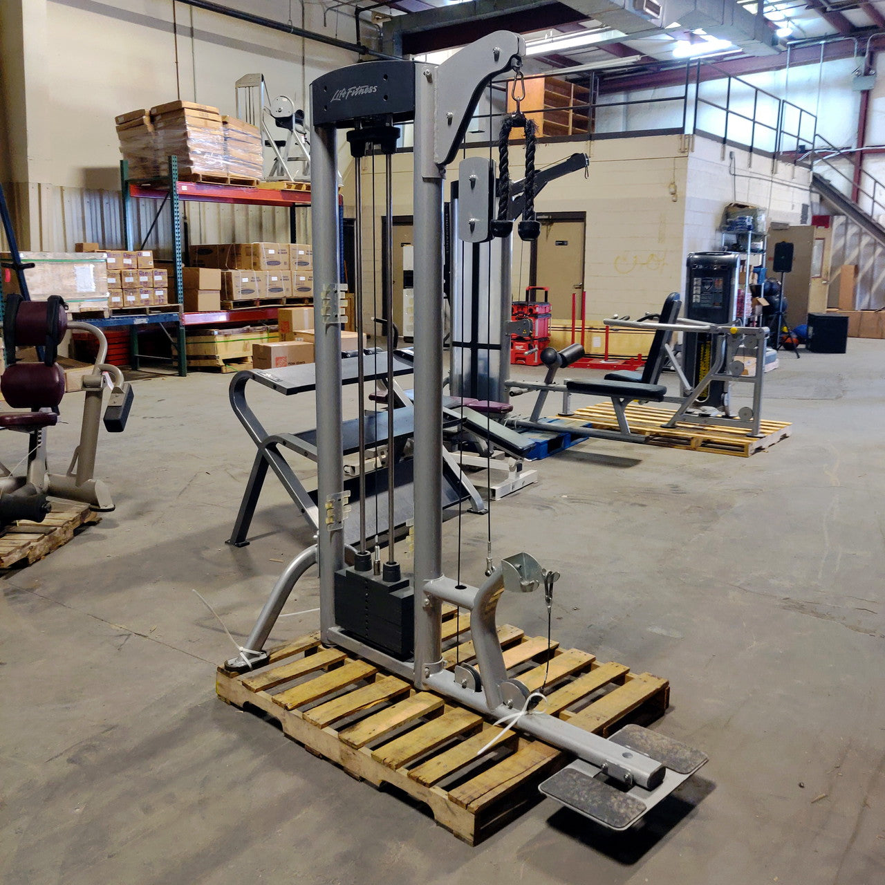 Life Fitness Lat Pulldown Bicep/Tricep Curl Combo OSBT