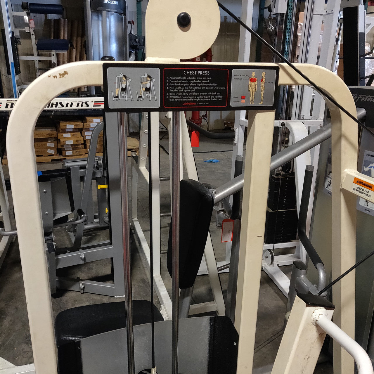 Life Fitness Pro 1 Seated Chest Press with Foot Assist