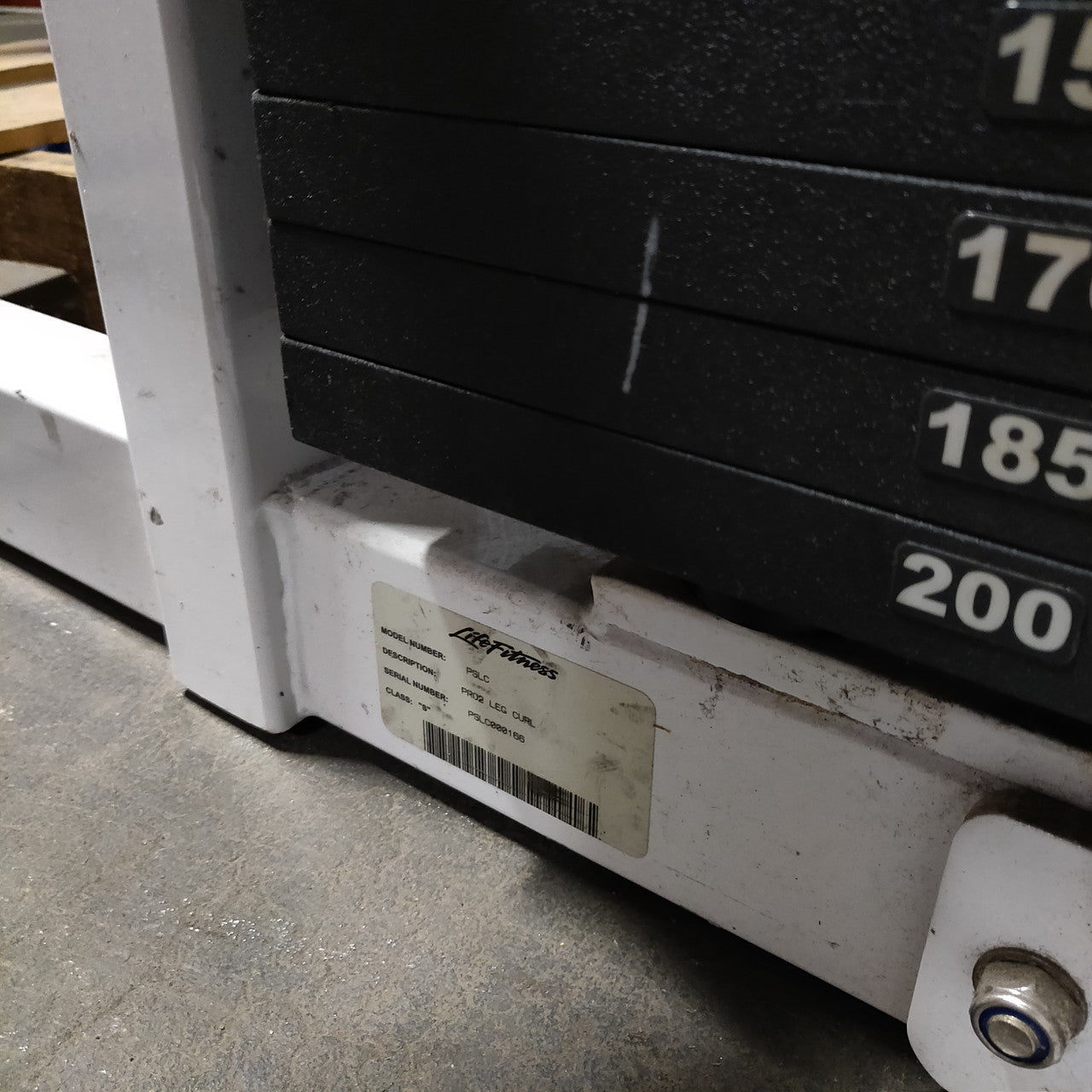 Life Fitness Pro / Pro1 Prone Leg Curl