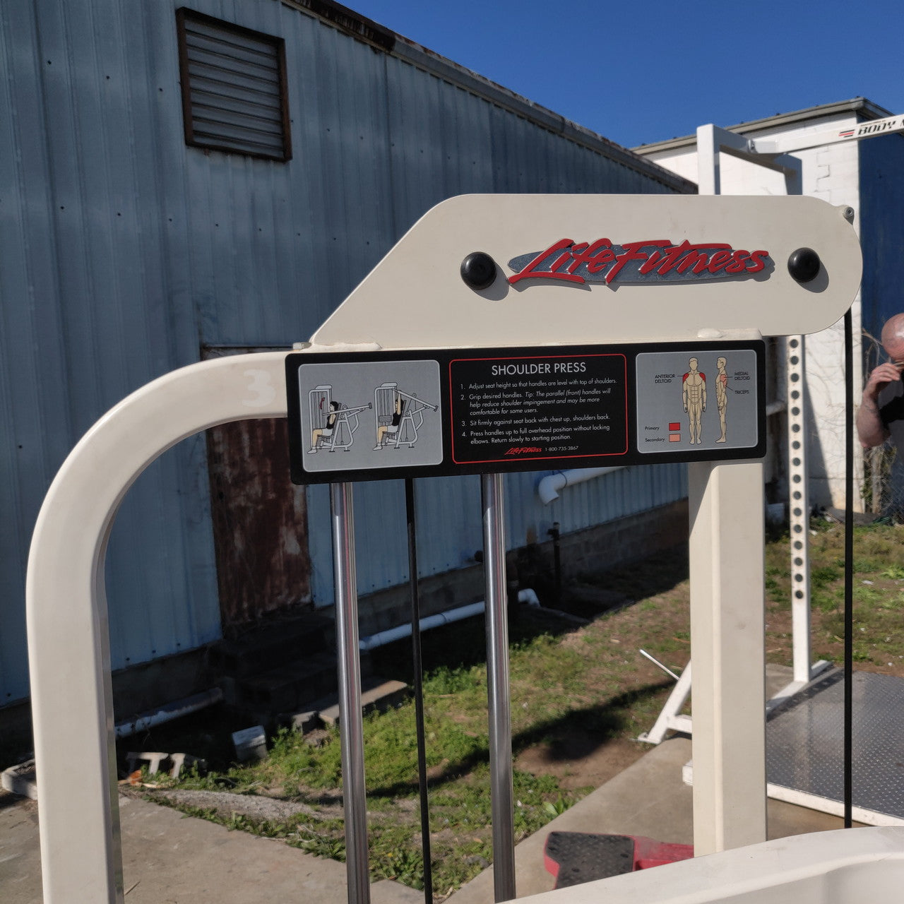 Life Fitness Pro1 Shoulder Press Selectorized