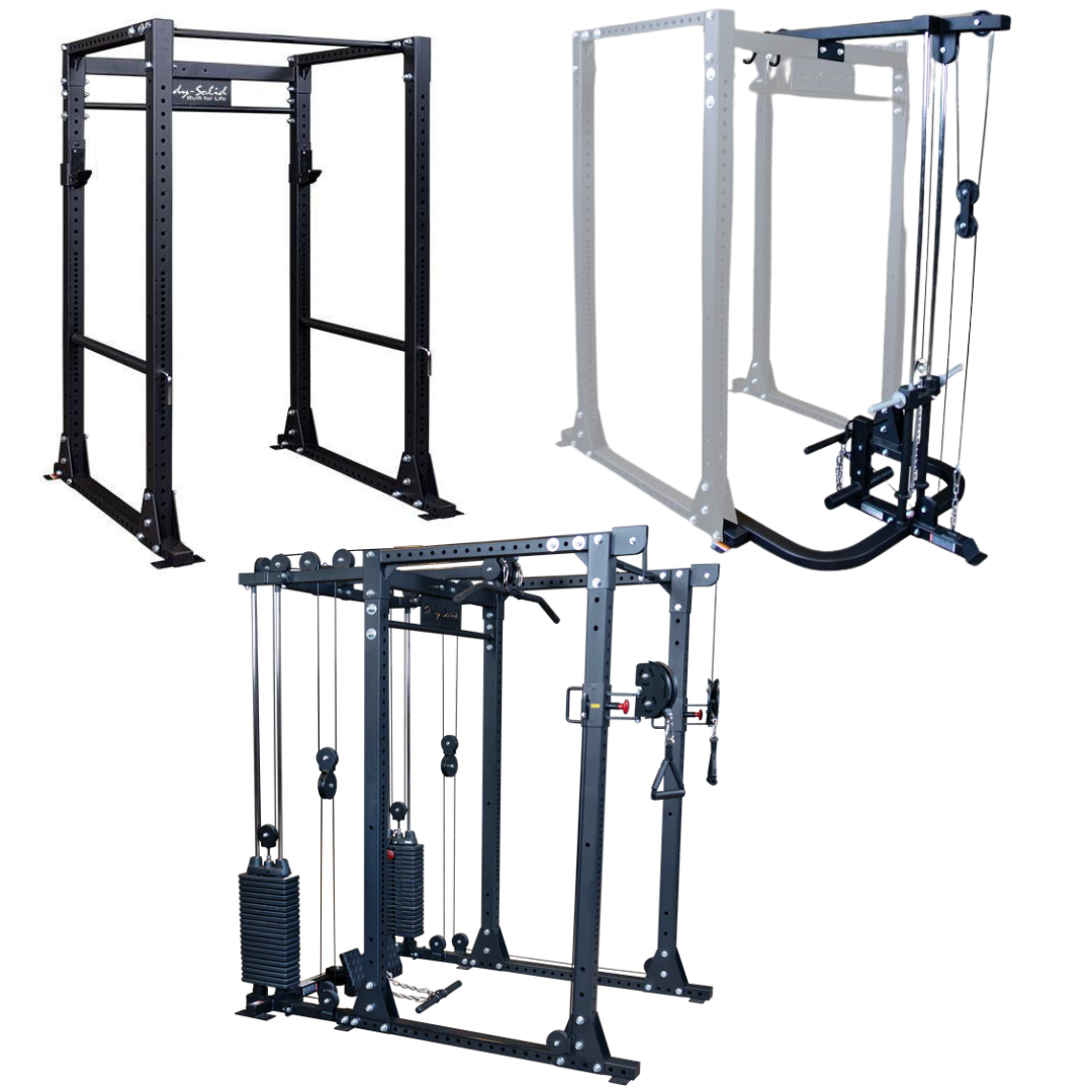 NEW Body Solid Commercial Squat Rack Power Rack GPR400 with Multi Grip