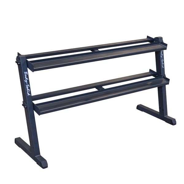 NEW Body Solid Dumbbell Rack Commercial Grade with Expandable 3rd Tier GDR60 2-Tier